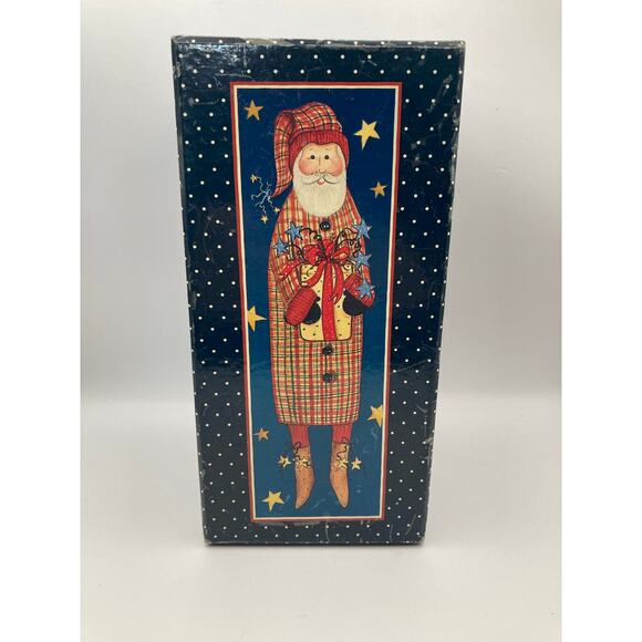 VTG Lang and Wise Classic 1997 Santa's Ribbon Figure 6" by Ellen Stouffer  NIB - Picture 2 of 9